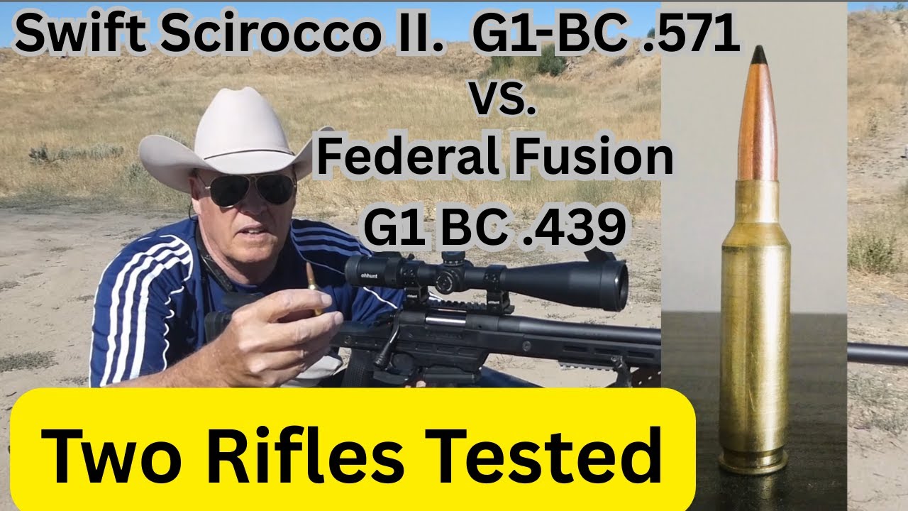 Swift Scirocco II - 130gn. Vs. Federal Fusion - 140gn. The Best Bonded Bullets, Maybe?