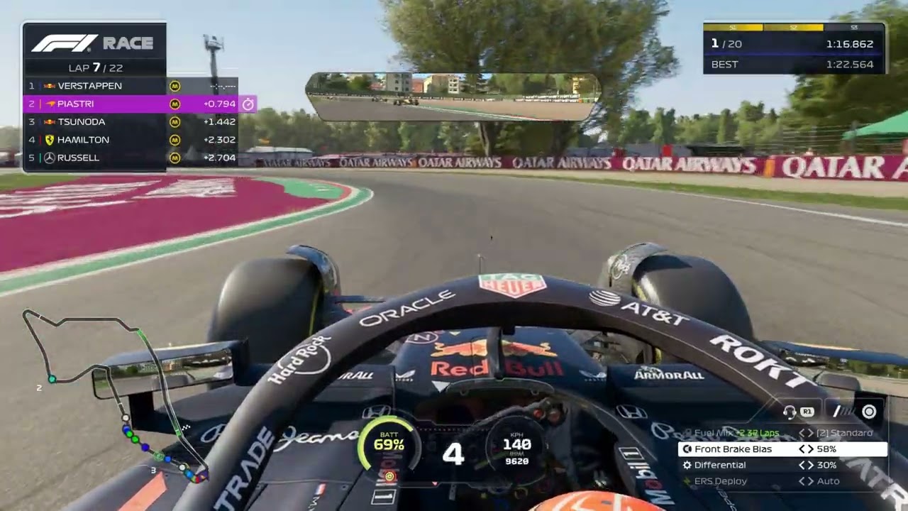 F1 25 Max Verstappen | Italy Grand Prix | Ultra Realistic - F1 25 Gameplay.
