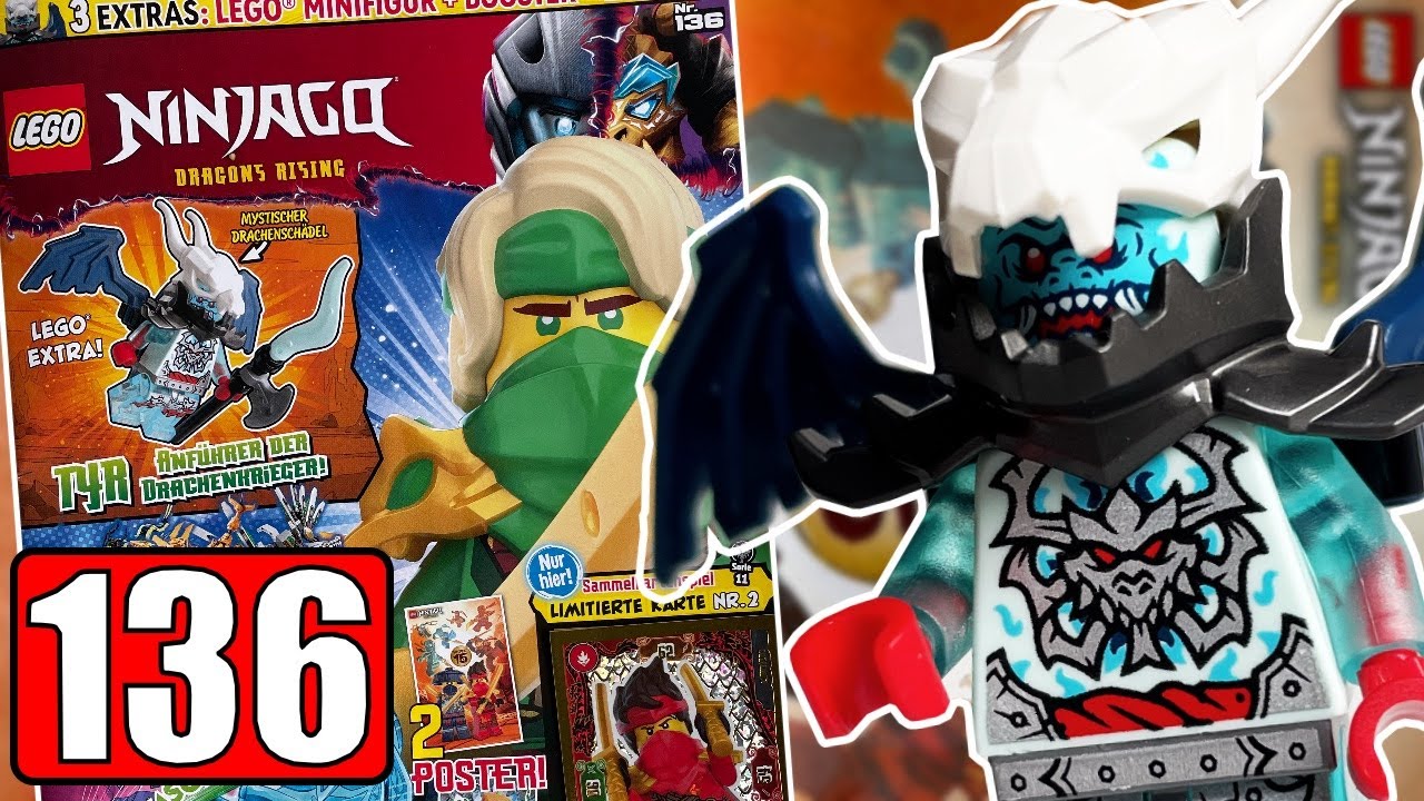 ОБЗОР на журнал LEGO NINJAGO #136