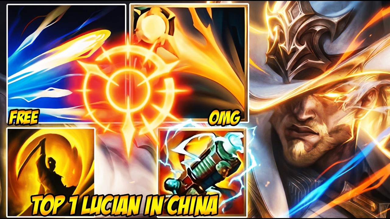 WILD RIFT CHINA TOP 1 LUCIAN  - CN LUCIAN IS TOO FAST TO HANDLE...