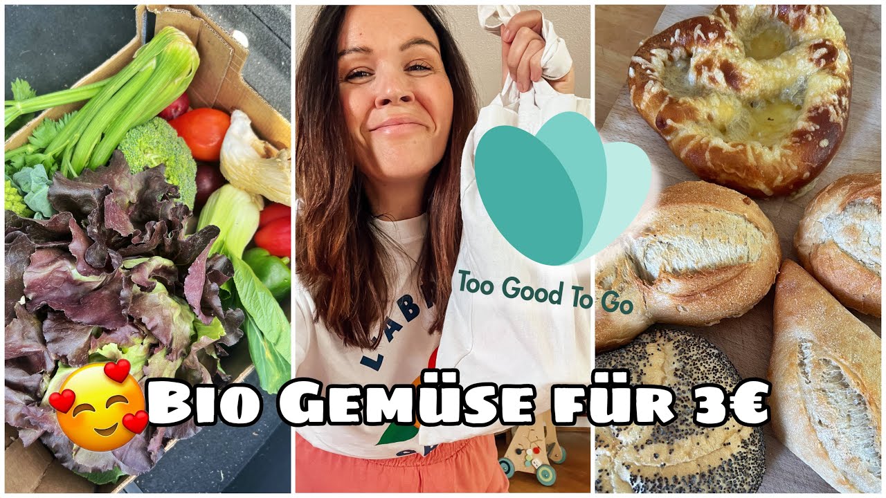 Ich teste die Too Good To Go App. Bio Gemüse zum Schnäppchenpreis + Rezepte. Geld sparen 💰