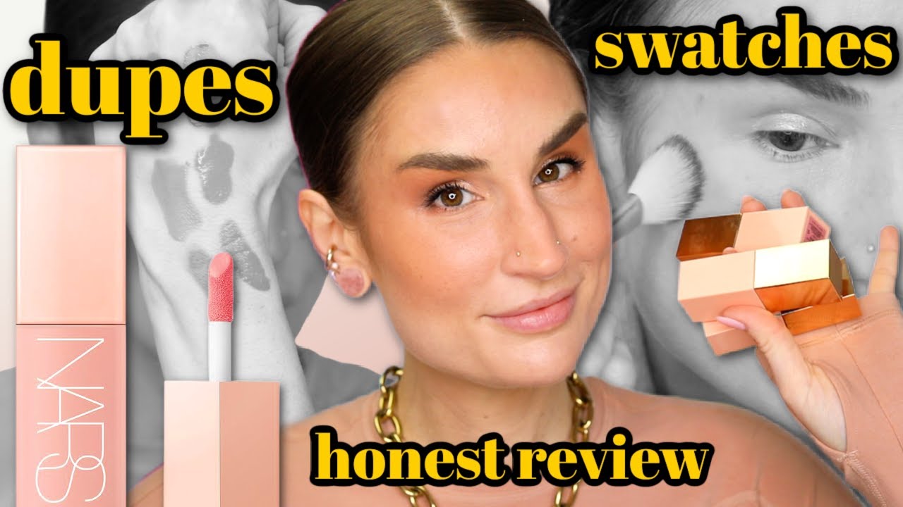 NARS AFTERGLOW LIQUID BLUSHES: A DEEP DIVE (application, swatches, DUPES)
