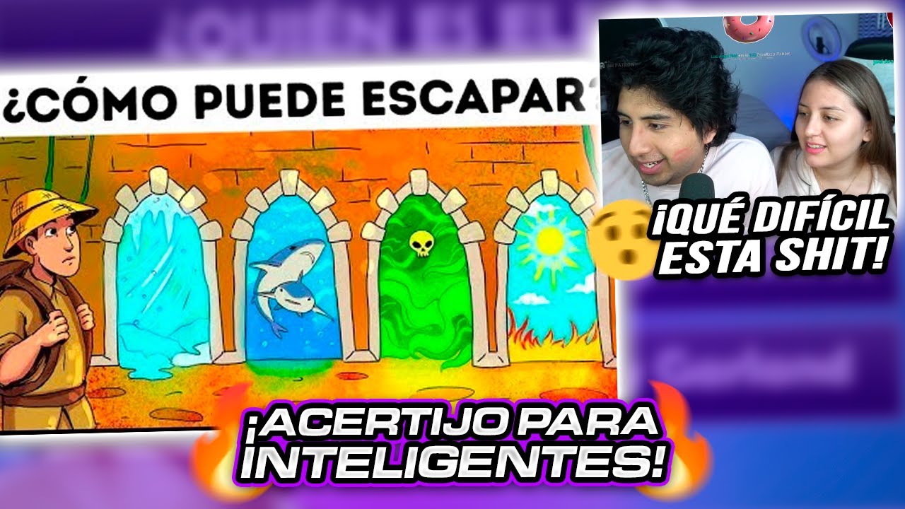 JEFRAIN y JOSELICR JUEGAN a ACERTIJOS para GENIOS 😲