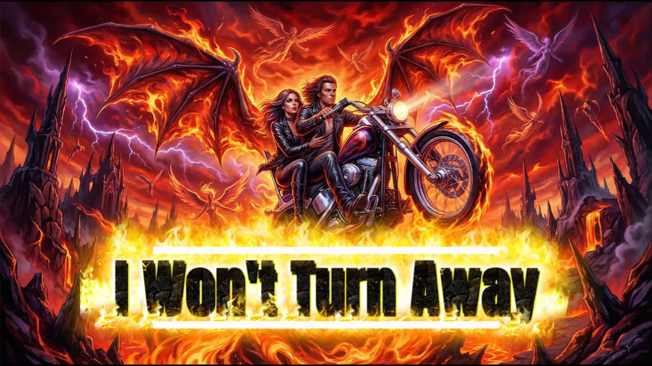 I Won't Turn Away (Lyric Video) | An Epic Rock Ballad You Need to Hear