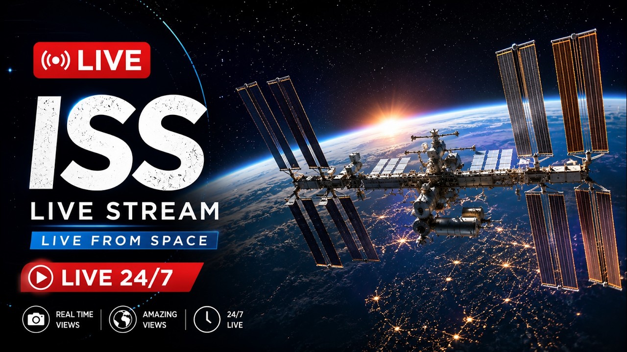ISS Live Feed: Real-Time NASA Views of Earth from the International Space Station 4K 🚀 June 25 2026