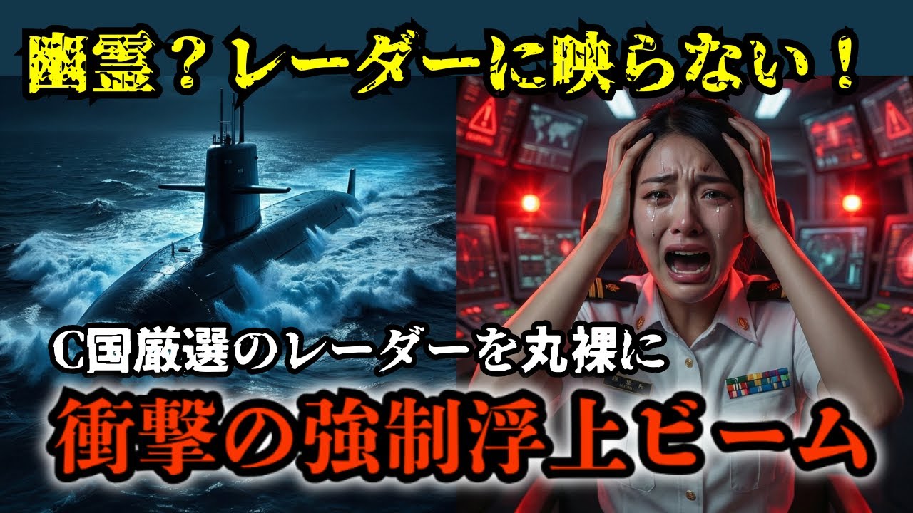 「電池切れのゴミｗ」日本潜水艦を嘲笑ったC国女艦長→開始3分で『強制浮上』させられ顔面蒼白