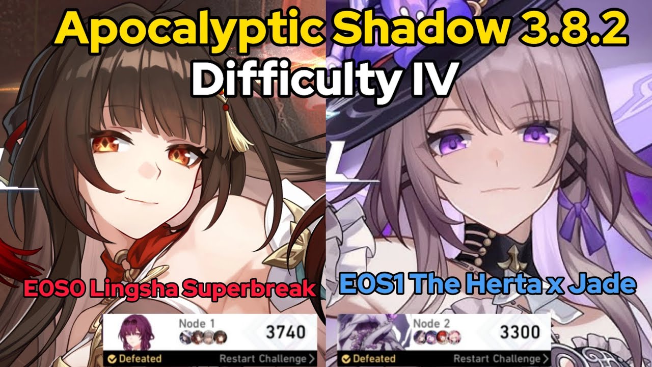 APOC Shadow IV v3.8.2 | E0S0 Lingsha Superbreak & E0S1 The Herta x Jade | HSR