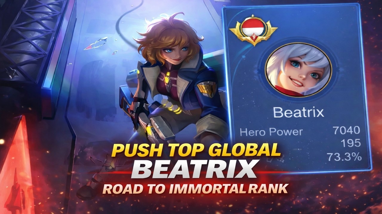 Push Global Beatrix malam 20 Maret 2026 #mobilelegends #mlbb #beatrix