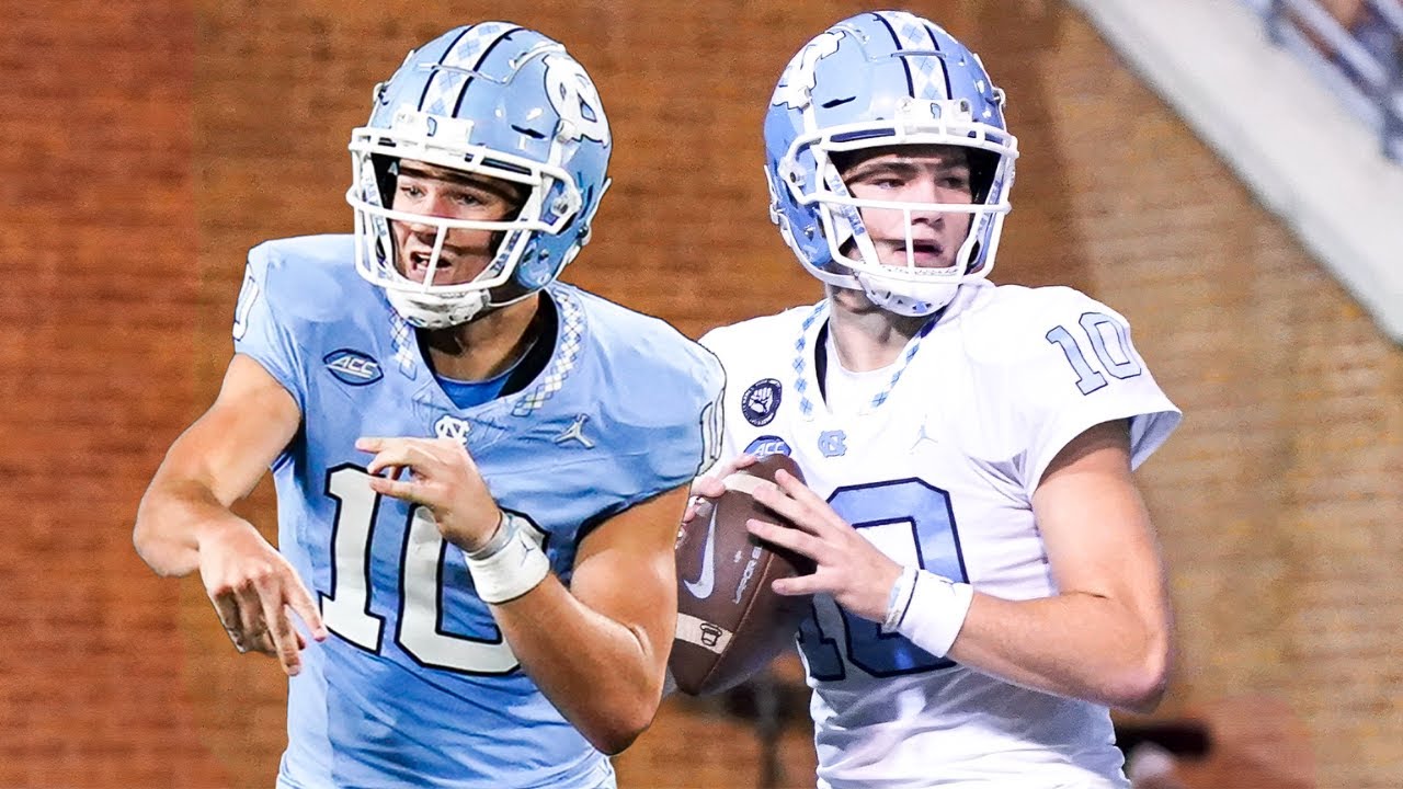 Drake Maye College Highlights, UNC, QB | New England Patriots 2024 NFL Draft Pick