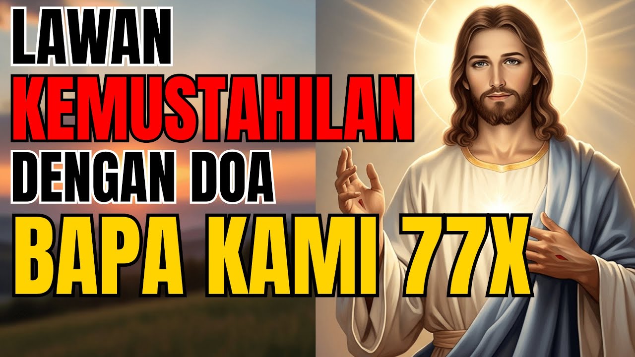 Panduan Doa Bapa Kami 77x — Saat Hidup Berat, Tuhan Yesus Tetap Menuntun