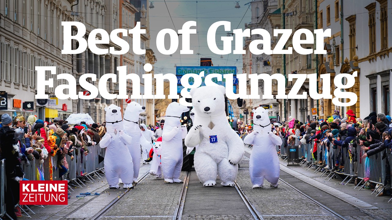 Das war der Faschingsumzug der Kleinen Zeitung in Graz | Fasching 2026