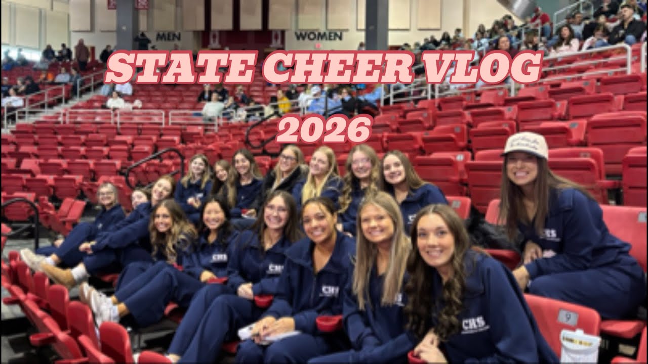 📣STATE CHEER 2026🐴 vlog!!