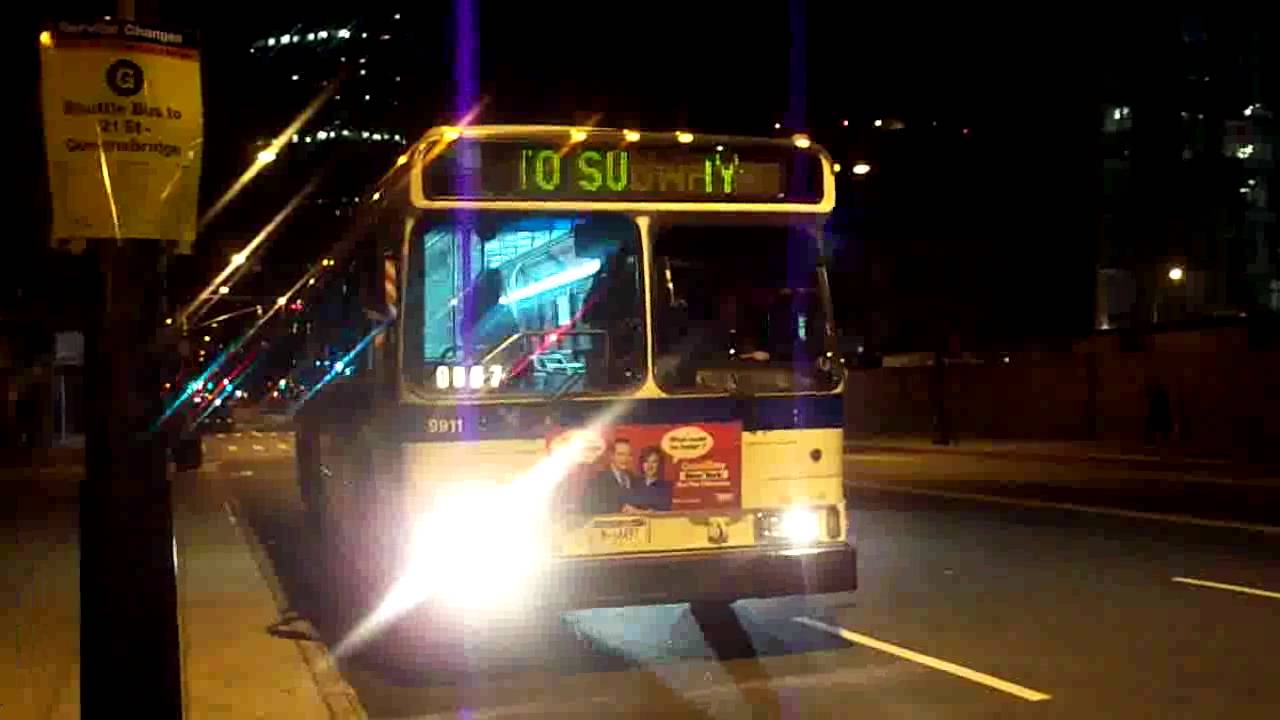 NYCT: Orion V CNG # 9911 On The (G) Train Shuttle
