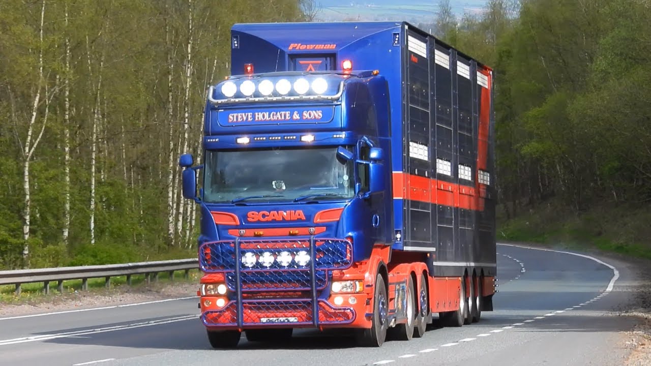 Truck Spotting on the A75, Scotland