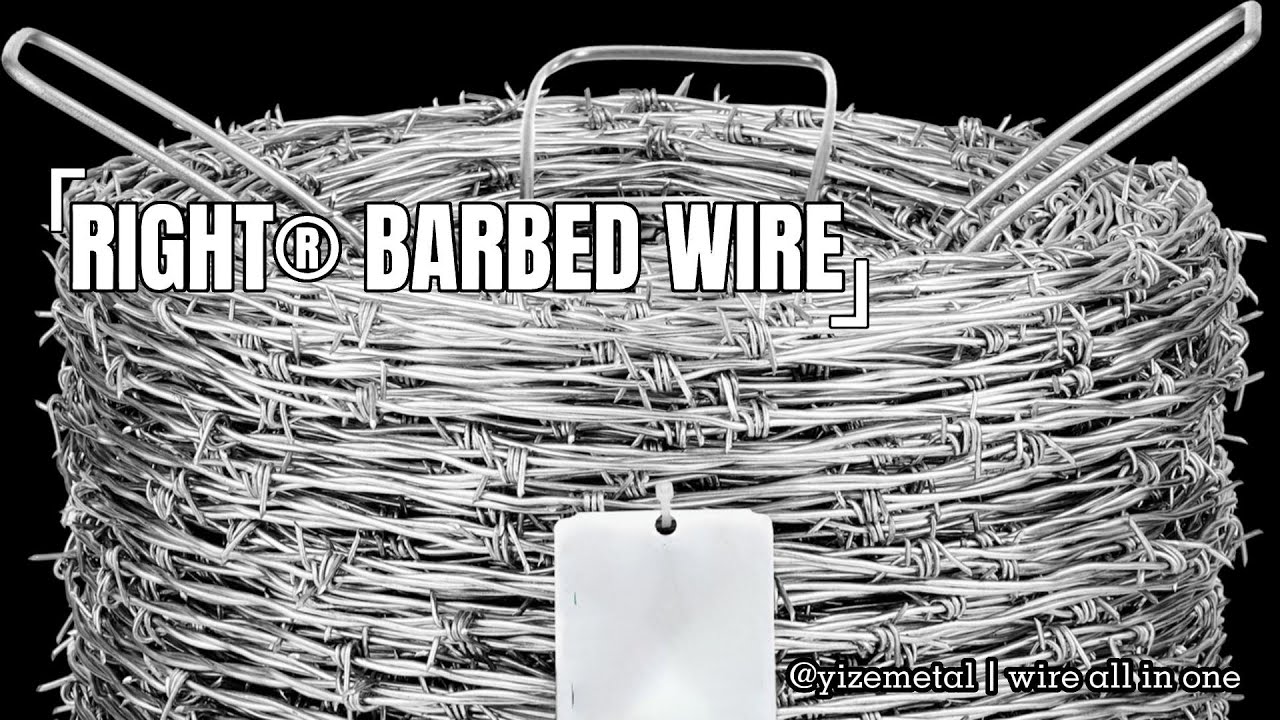 How Barbed Wire Is Made | Factory Tour | Yize RIGHT® Manufacturing