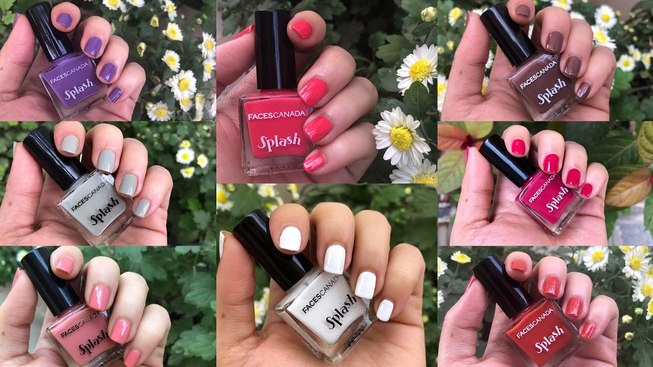 Faces Splash Nail Polish 💅  |  NEW SHADES | PART 2 ✌️| SWATCHES
