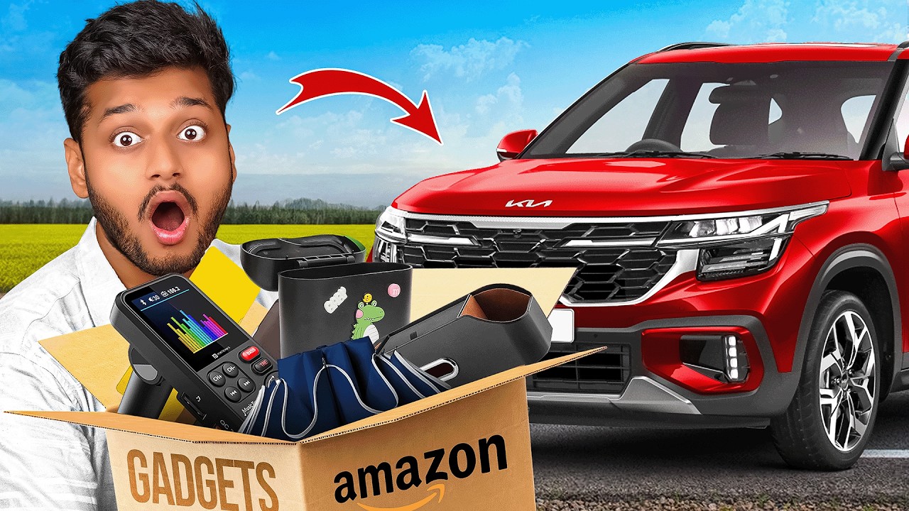 I Bought Viral Car Gadgets from AMAZON !!! My New Car MG Hector 🤩