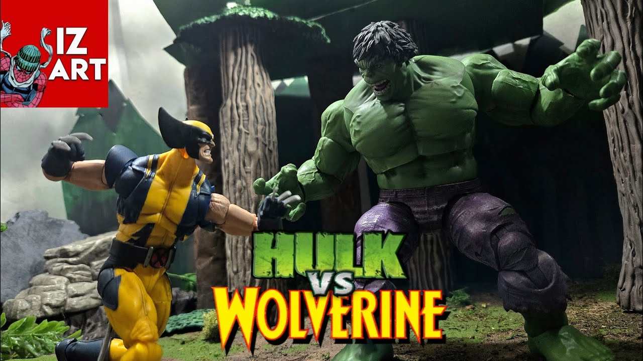 Hulk vs Wolverine Stop Motion Short Film 