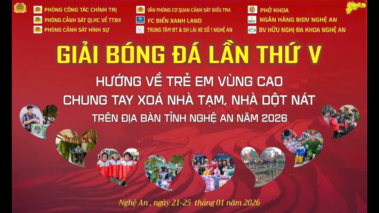🔴LỄ KHAI MẠC ⚽GIẢI BÓNG ĐÁ LẦN THỨ V