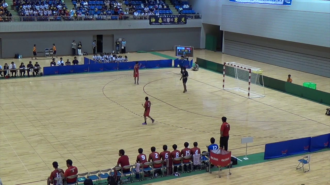 2018年第47回全国中学校ハンドボール大会　男子決勝　神森vs大体大浪商
