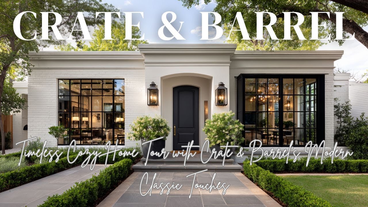 Timeless Cozy Home Tour with Crate & Barrel&rsquo;s Modern Classic Touches