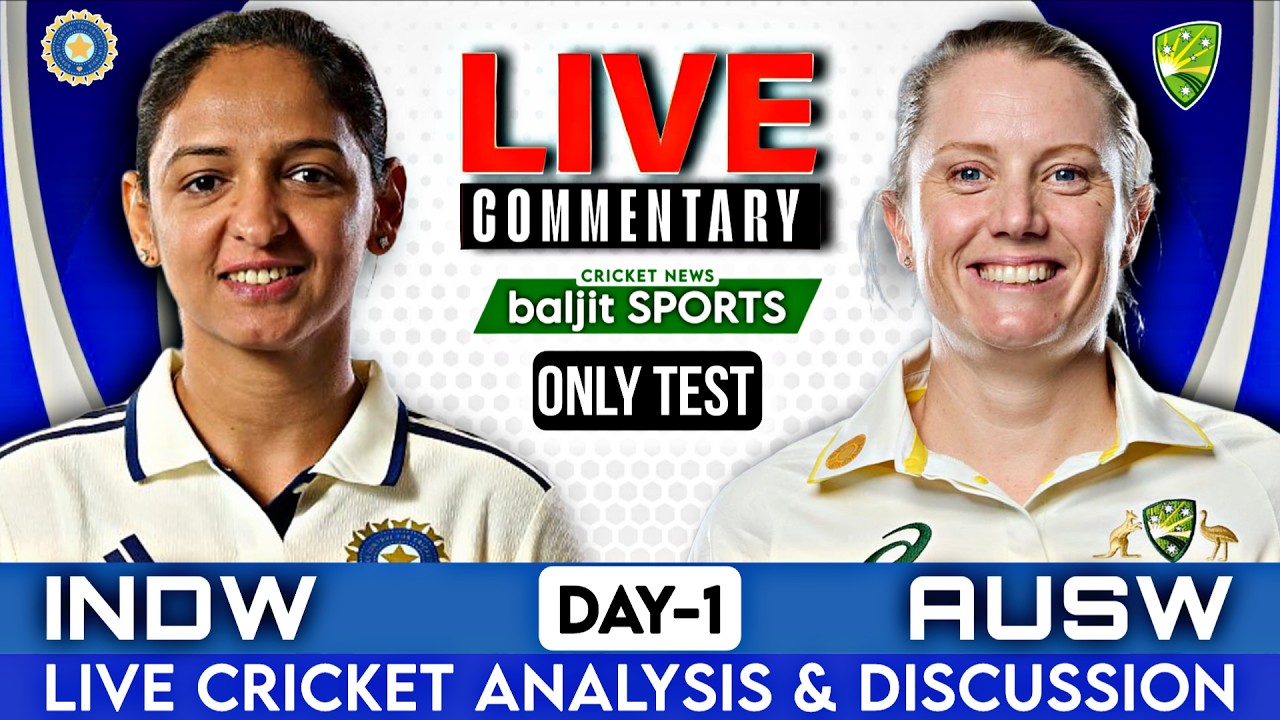 🔴 Only Test | India Women vs Australia Women | Ind-w vs Aus-w | Indw vs Ausw 2026