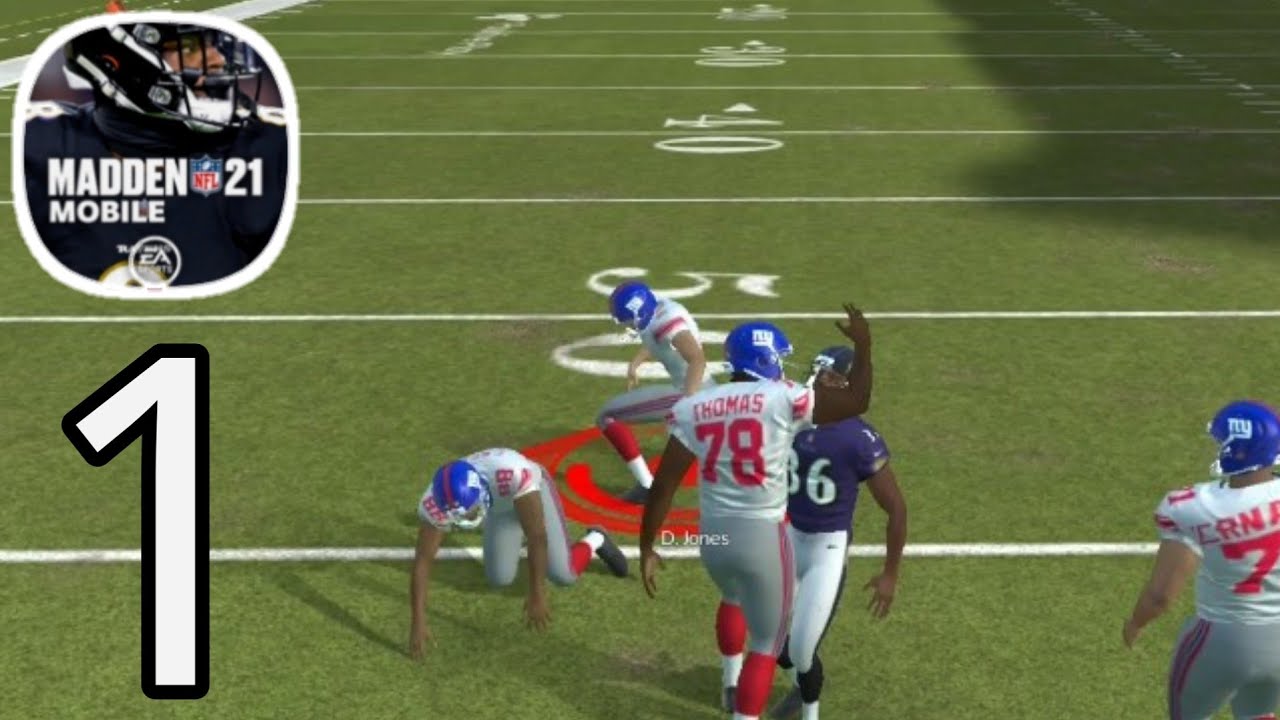 Madden NFL 21 Mobile Football - Tutorial - Gameplay Part 1