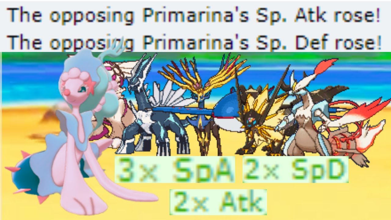 Primarina sweeps Uber tier | Pokemon Showdown sweep
