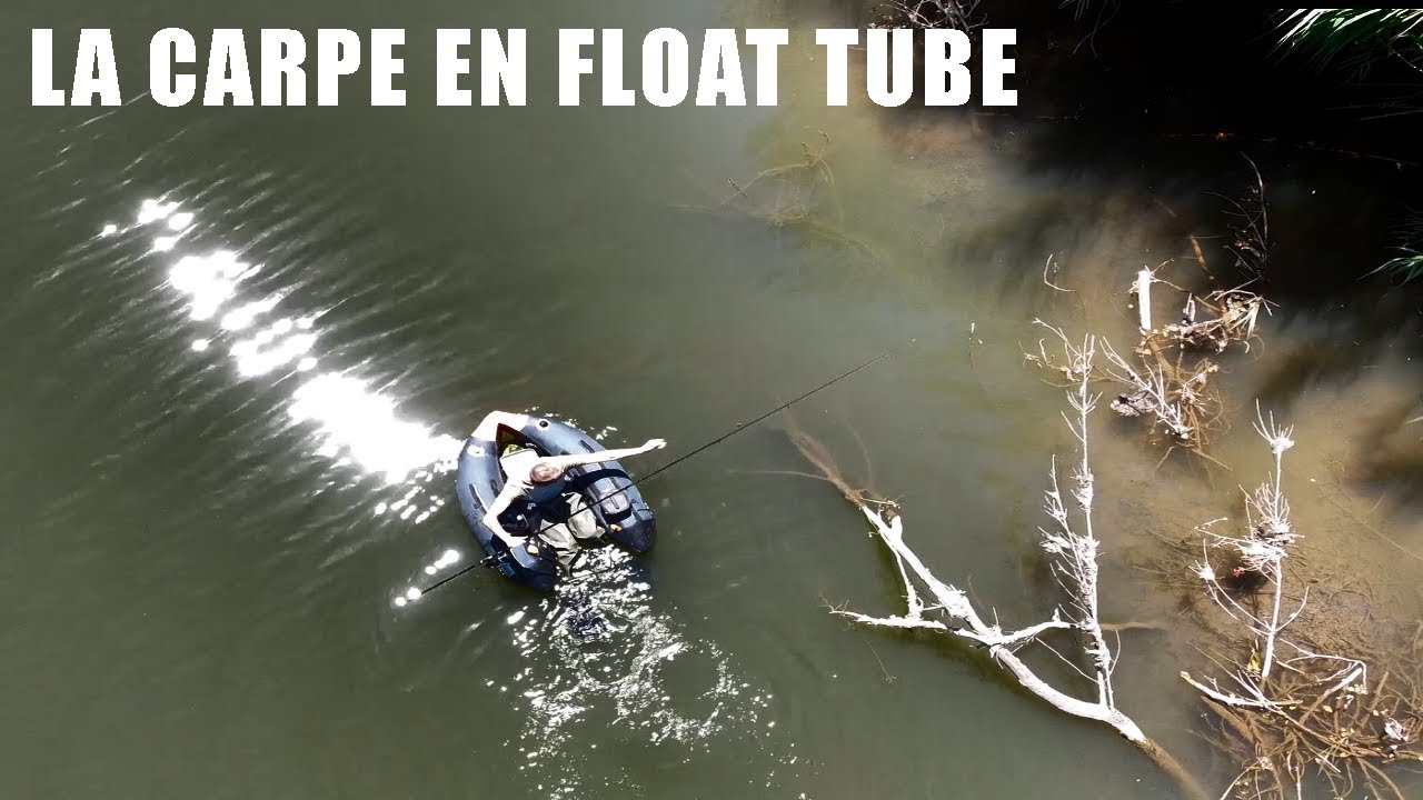 la peche de la carpe en float tube, des sensations uniques !!