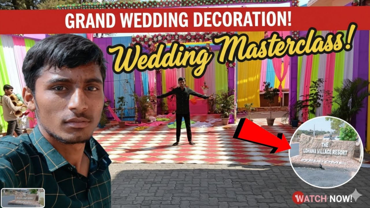 The Lohana Village Resort: Itna Grand Wedding Decoration Pehle Nahi Dekha Hoga! #new #wedding #video