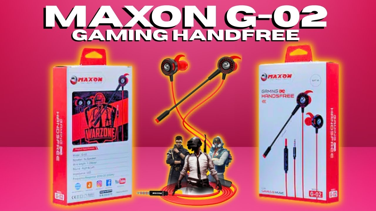 Maxon G-2 Gaming Handfree Review 🔥 | Best Budget Gaming Earphones for Pro Players!