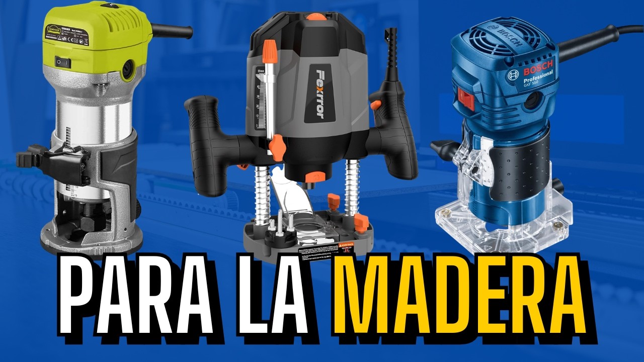 🔥 Las 7 mejores FRESADORAS DE MADERA BARATAS de Amazon [2026] Calidad/Precio