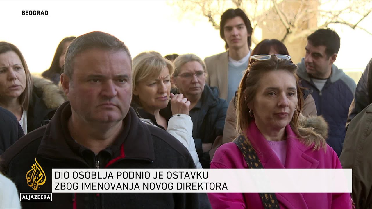 Skup ispred Vazduhoplovne akademije u Beogradu zbog smjene direktora
