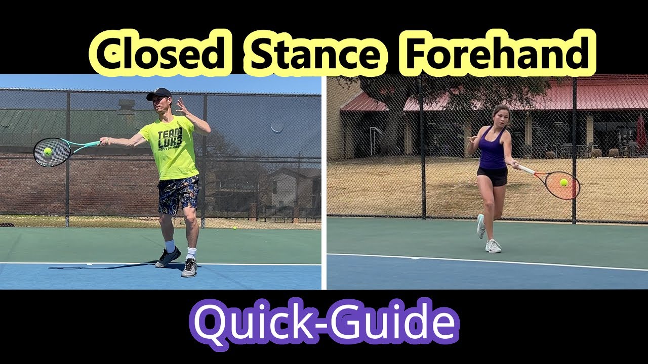 Closed Stance Forehand tips | Best tennis forehand closed stance 101