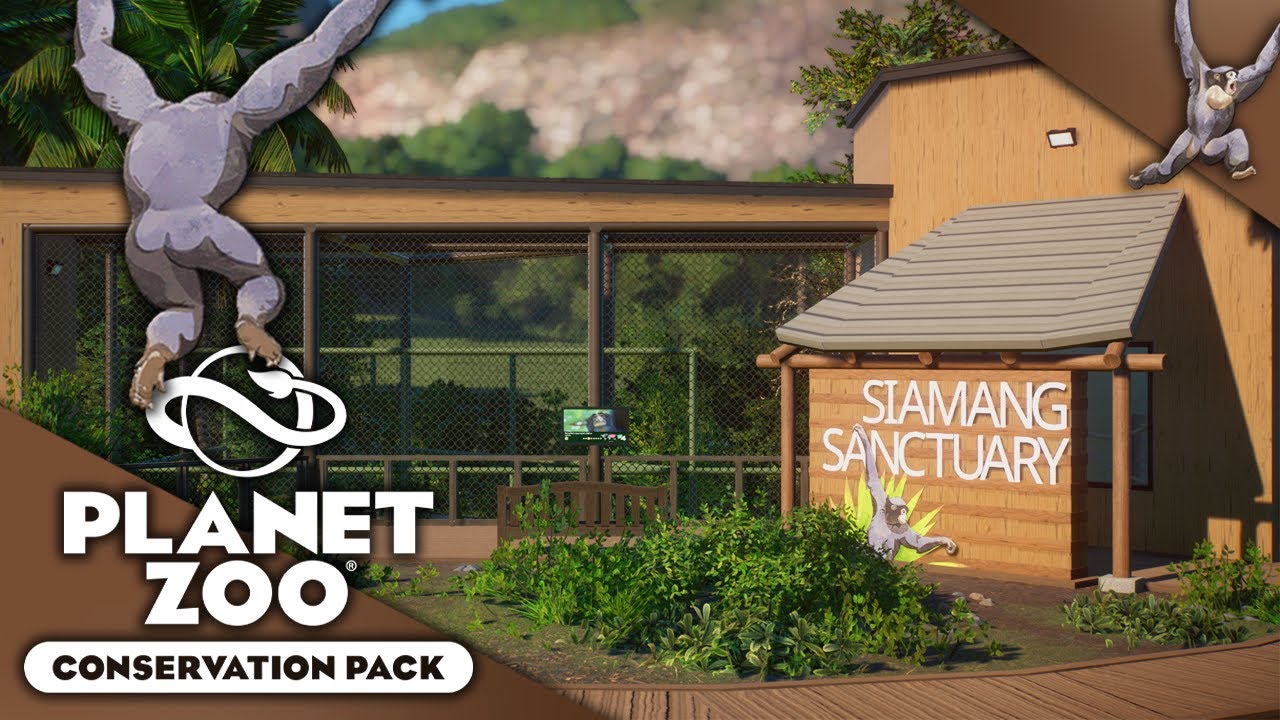 Siamang Sanctuary | Stop Motion | Planet Zoo: Conservation Pack