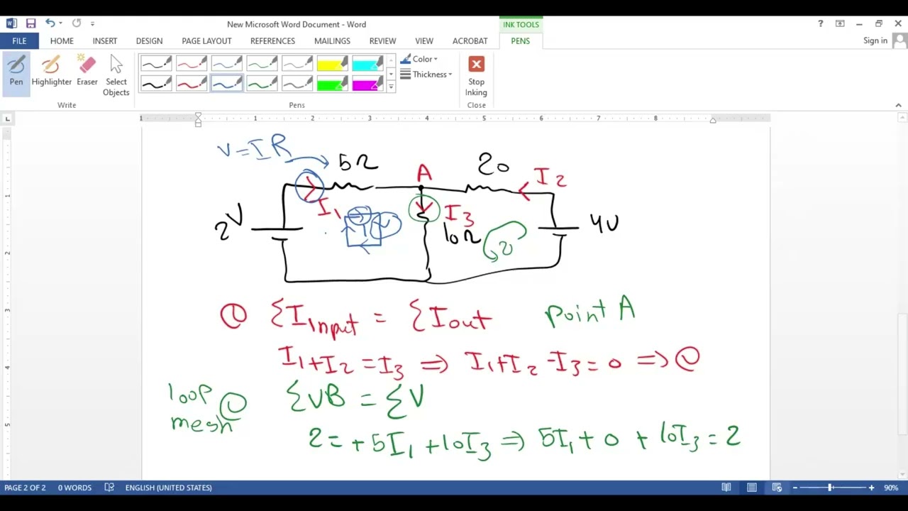 kirchhoff's voltage law and voltage divider and current divider and parallel and series ch2 