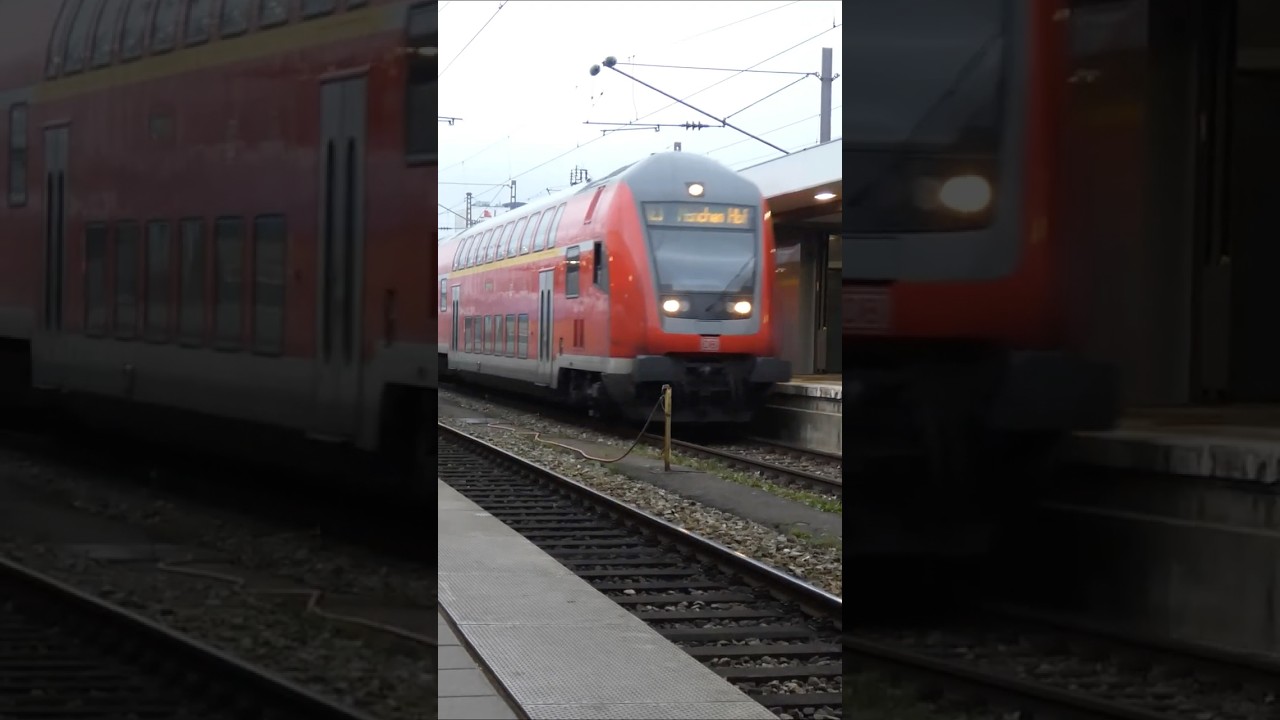 BR111 schiebt RE3 in München Hbf ein (2024)