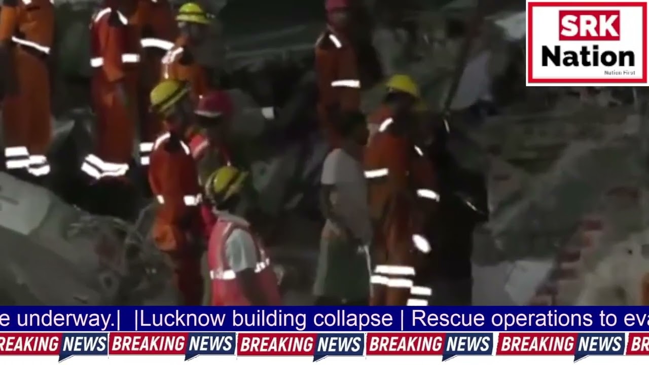 Lucknow building collapse | Rescue operations to evacuate the trapped people are underway.