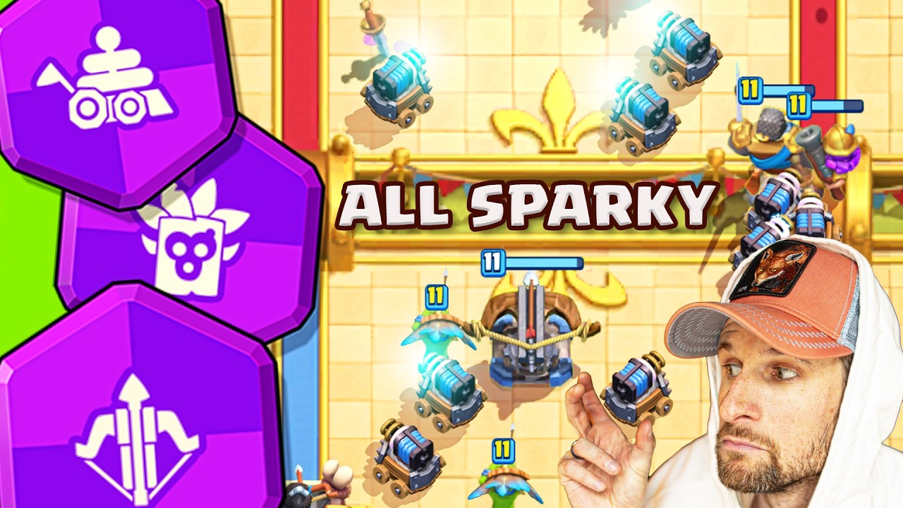 MOST DAMAGE POSSIBLE Cards in CHAOS MODE! Sparky Madness!