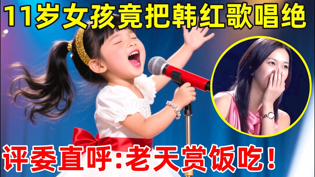 11岁小女孩竟把韩红的歌唱绝了!清唱《天亮了》就征服全场评委,真是老天赏饭吃!【草根大明星】