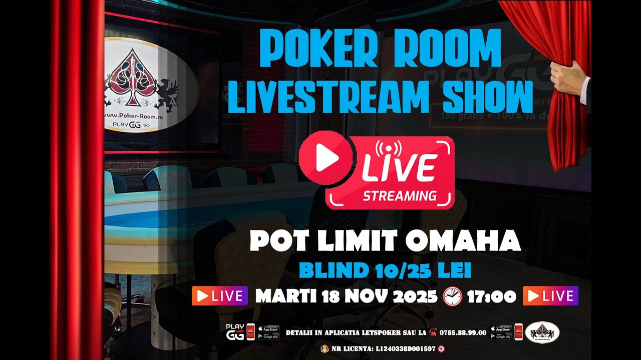 &clubs; Poker Room LiveStream Show 🎥 