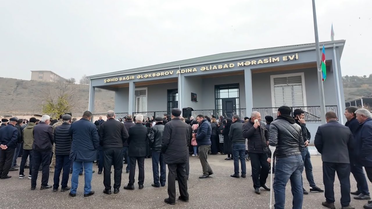 Şəhid Bağır Ələkbərov adına Əliabad qəsəbə mərasim evinin açılış tədbiri