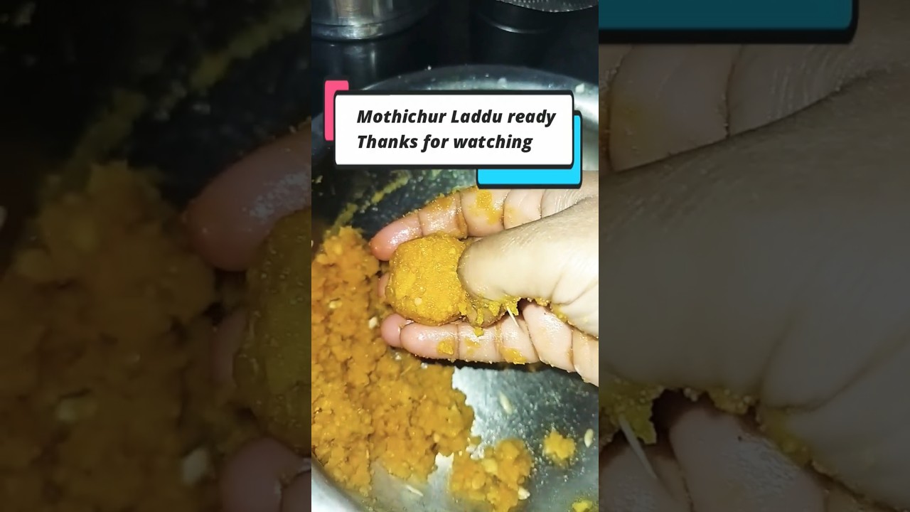 Mothichoor laddu is a popular sweet #Tastyladdu #Sweet recipe #Laddu