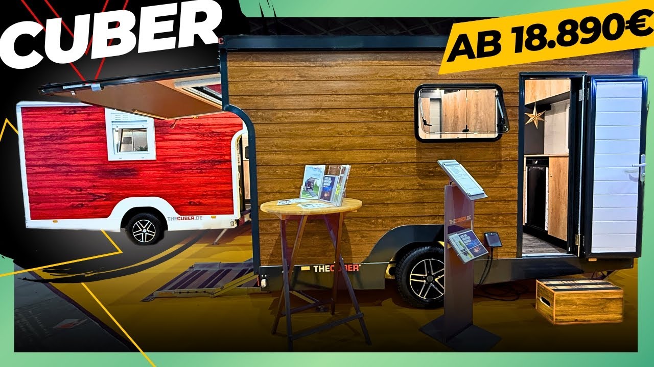 Mini Tiny-House ab 18.890€! 🏠✨ Mobil unterwegs mit The Cuber #Cuber #TinyHouse #VanLife 🚐🔥