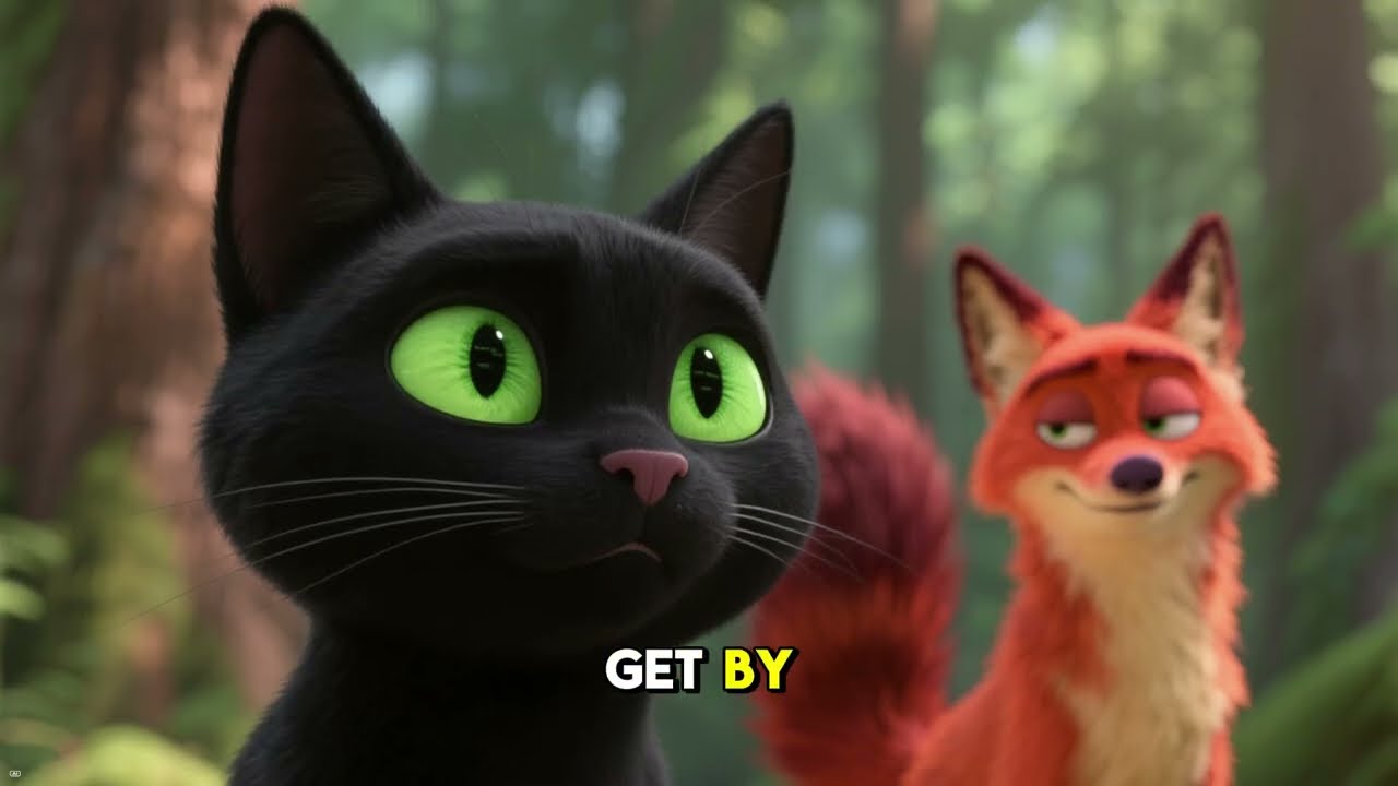 The Fox and the Cat | One Clever Trick That Saved the Day!