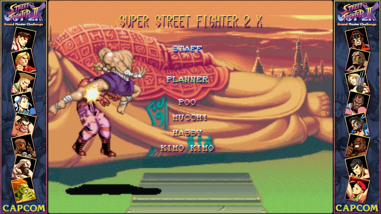 Super Street Fighter II X: Grand Master Challenge - Staff Roll / End Credits (CPS-2)
