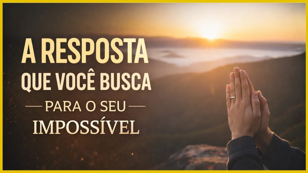 O Que Deus Diz Quando Tudo Parece Impossível? | Oração da Resposta