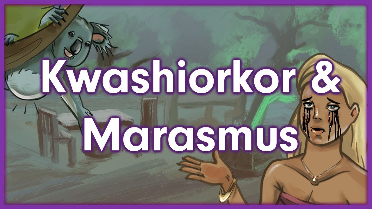Kwashiorkor vs. Marasmus | Nutrition Mnemonic