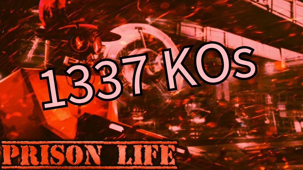 Roblox Prison Life: 1337 KOs in one run (World Record Stream)