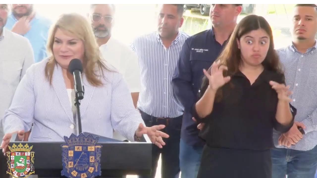 En vivo: Gobernadora hace anuncio sobre las reparaciones de las carreteras.